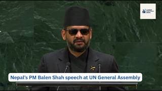Balen Shah at the UN: Nepal’s Message to the World | Full UNGA 2026 Speech