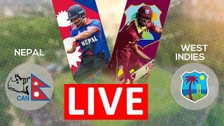Nepal vs West Indies Live Cricket Match | WI vs NEP T20